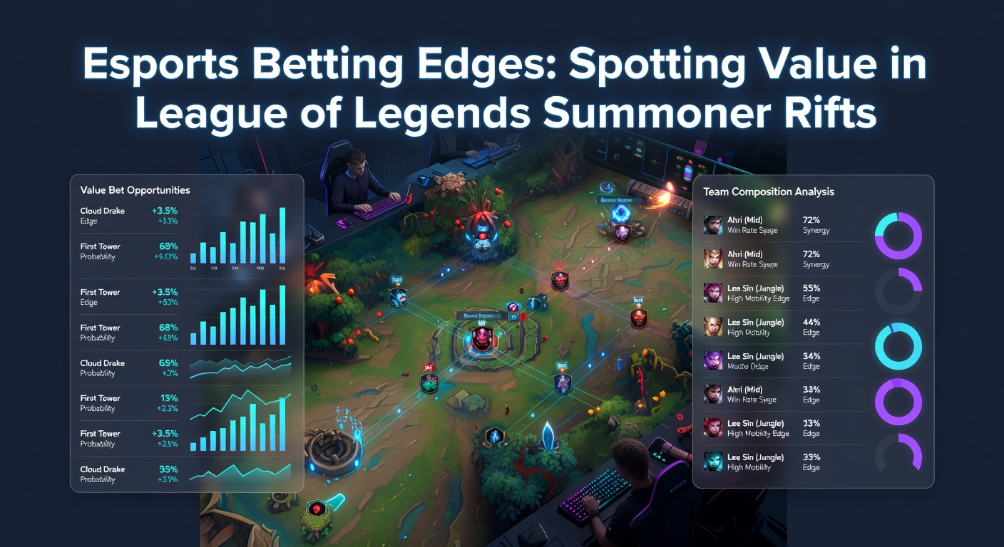 League of Legends Summoner's Rift map highlighting key objectives like Dragon and Baron Nashor for betting analysis