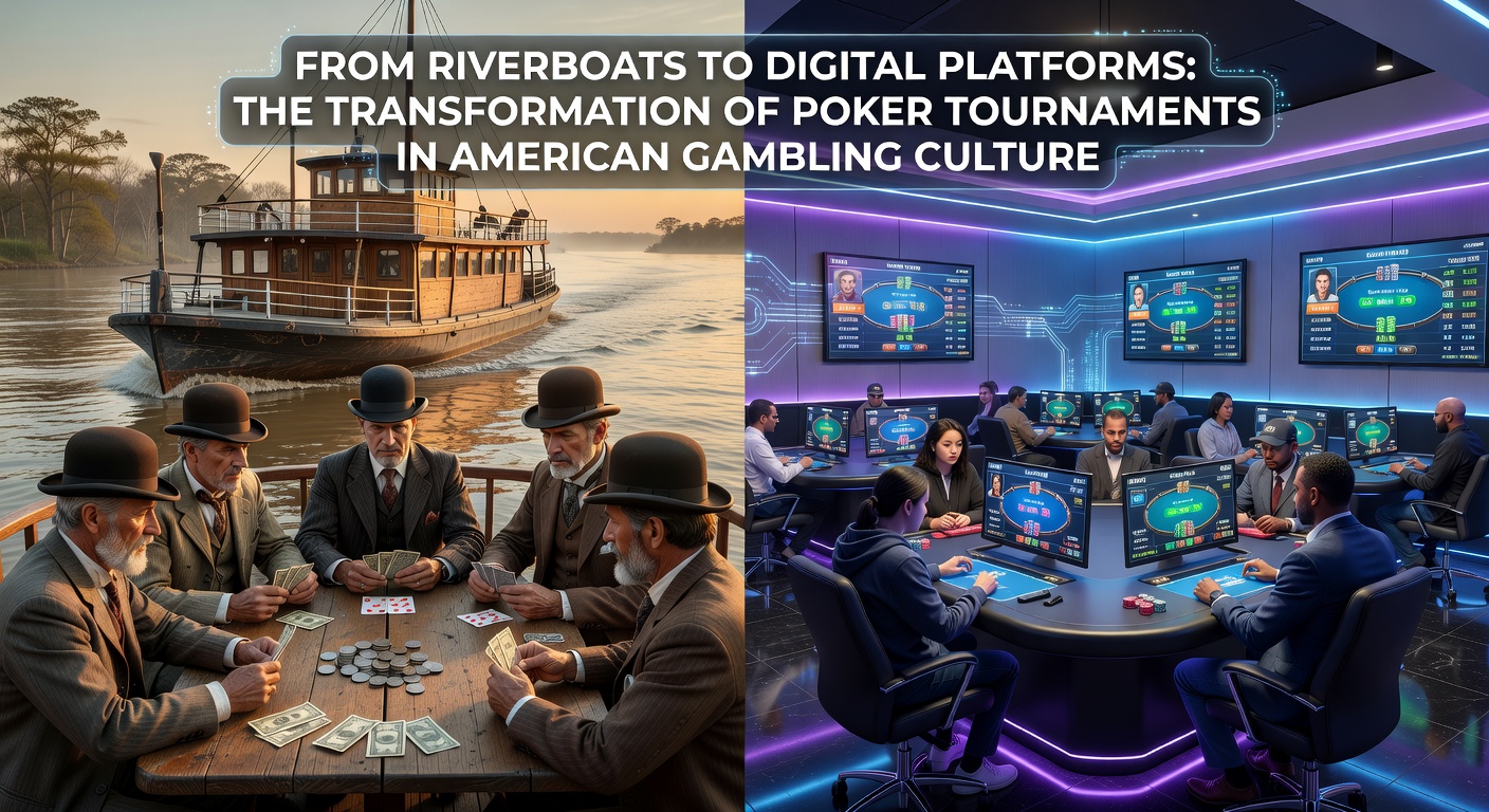 Historical depiction of poker games on Mississippi riverboats during the 19th century